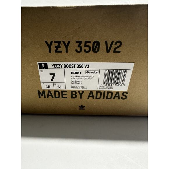 Adidas Yeezy Boost 350 V2 MX Dark Salt Gray Black Men’s US 7 ID4811 - Picture 8 of 9